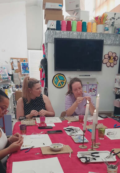 Tiny Beaded Flower Bouquet Workshop