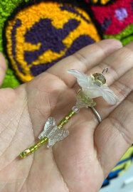 Tiny Beaded Flower Bouquet Workshop
