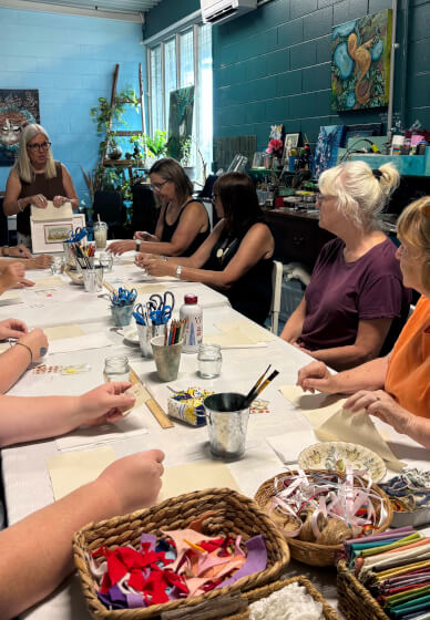 Tiny Textile Landscapes Workshop: The Art of Slow Stitching