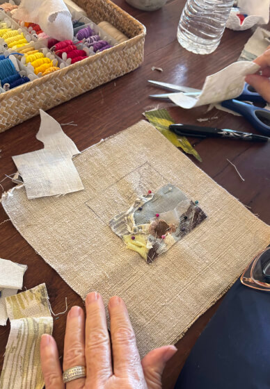 Tiny Textile Landscapes Workshop: The Art of Slow Stitching