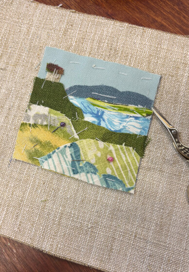 Tiny Textile Landscapes Workshop: The Art of Slow Stitching