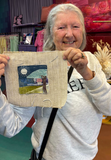 Tiny Textile Landscapes Workshop: The Art of Slow Stitching