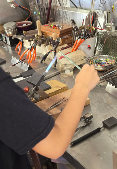 Torchwork Lampwork with Your Bestie Glassblowing Workshop