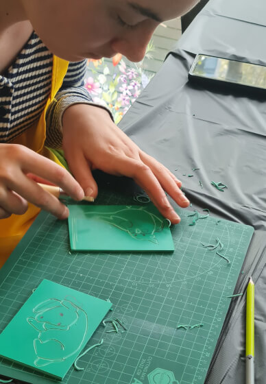 Tote Bag Block Printing Workshop for Beginners
