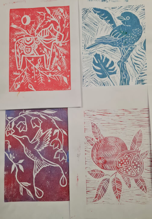 Tote Bag Block Printing Workshop for Beginners