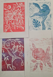 Tote Bag Block Printing Workshop for Beginners