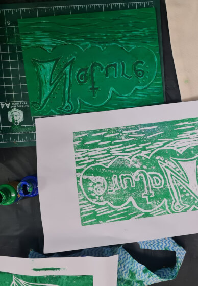 Tote Bag Block Printing Workshop for Beginners