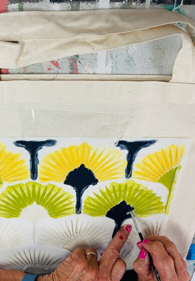 Tote Bag Fabric Painting Class