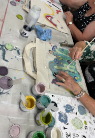 Tote Bag Fabric Painting Class