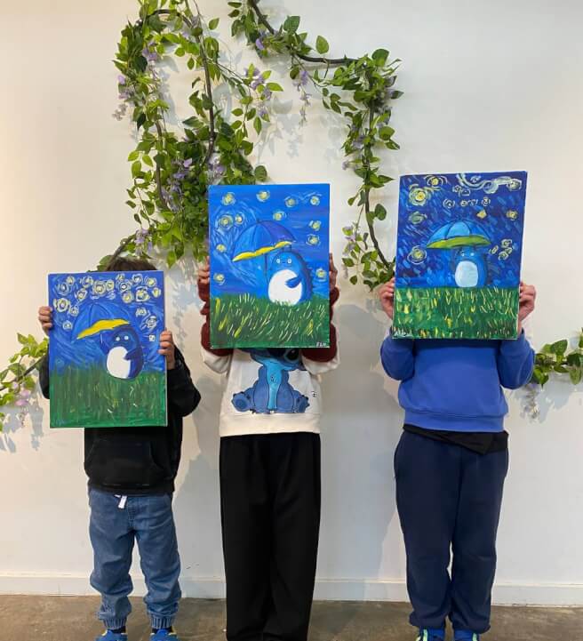 Totoro Painting Class for Kids