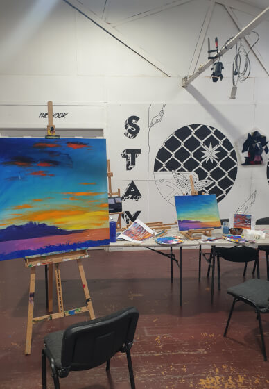 Touch the Sky: Alternative Acrylic Painting Workshop