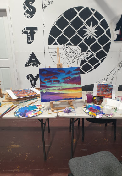 Touch the Sky: Alternative Acrylic Painting Workshop
