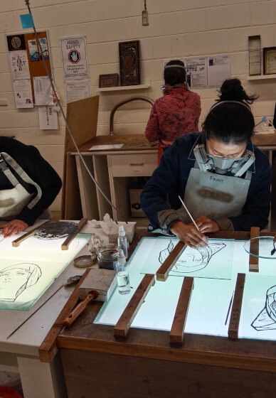 Traditional Stained Glass Painting Course