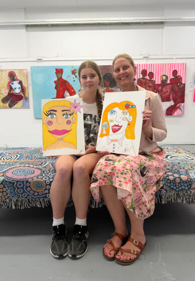 Trash Drawing Workshop: Self-Portrait Edition