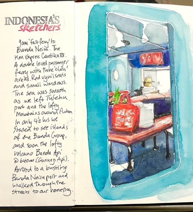 Travel Sketching and Journalling Class