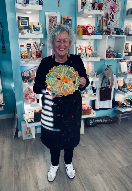 Tree of Life Wood Pigment Painting Art Workshop