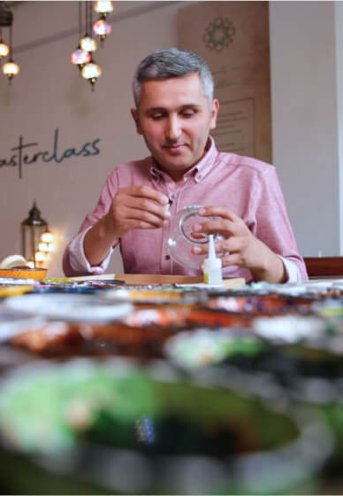 Turkish Mosaic Lamp Class in Blacktown