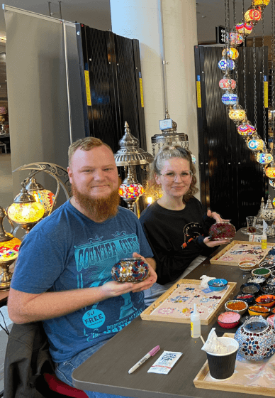 Turkish Mosaic Lamp Class in Geelong