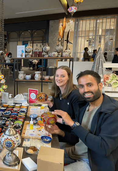 Turkish Mosaic Lamp Class in Geelong