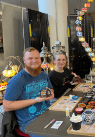 Turkish Mosaic Lamp Class in Katoomba