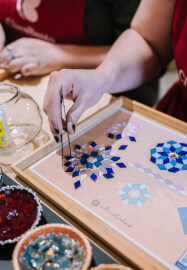 Turkish Mosaic Lamp Class in Sunshine Coast