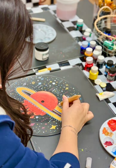 Turn Your Favourite Song Into Art: Vinyl Record Painting Workshop