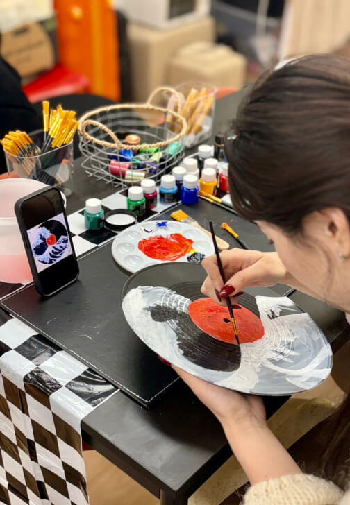 Turn Your Favourite Song Into Art: Vinyl Record Painting Workshop