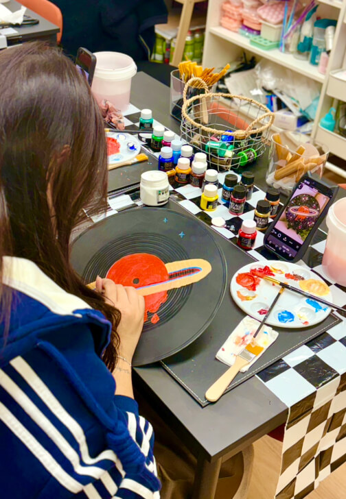 Turn Your Favourite Song Into Art: Vinyl Record Painting Workshop