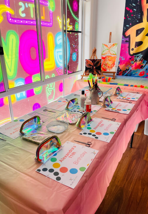 Unique Birthday Art Party