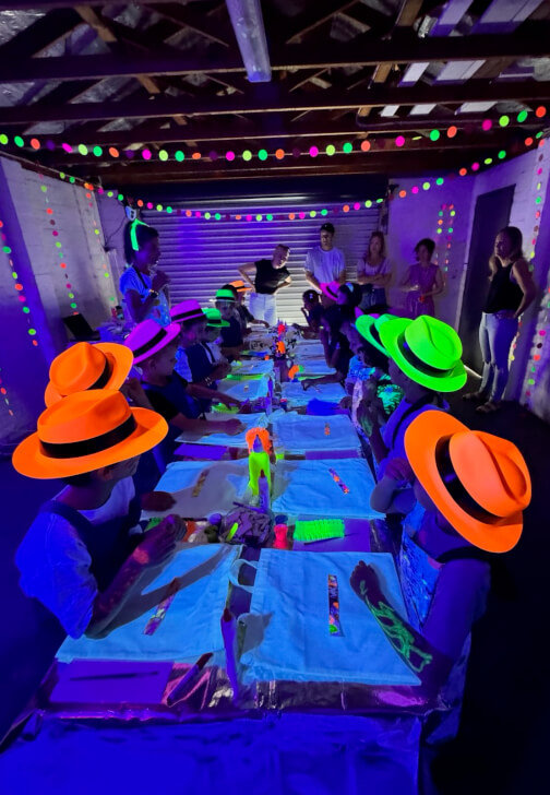 Unique Birthday Art Party