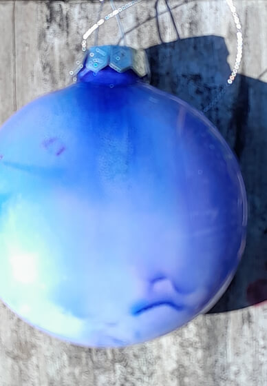 Unique Mixed Media Christmas Baubles Ornaments