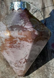 Unique Mixed Media Christmas Baubles Ornaments