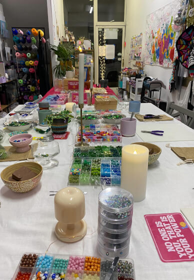 Upcycled Beaded Forever Plant Workshop