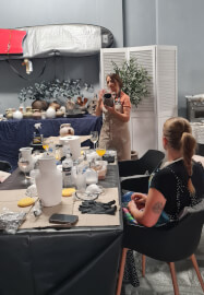 Upcycled Modern Rustic Aged Vase Workshop