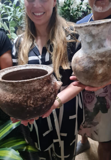 Upcycled Modern Rustic Aged Vase Workshop