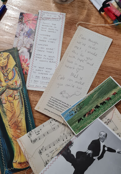 Upcycled Paper Sewing Class: Cards, Gift Tags or Bookmarks