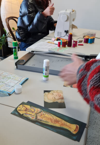 Upcycled Paper Sewing Class: Cards, Gift Tags or Bookmarks