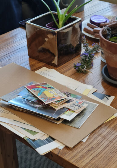 Upcycled Paper Sewing Class: Cards, Gift Tags or Bookmarks