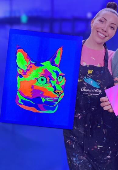 UV Glow in the Dark Paint Your Pet Berwick