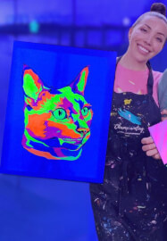 UV Glow in the Dark Paint Your Pet Berwick