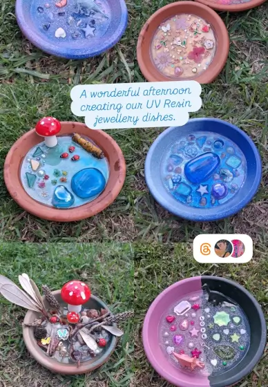UV Resin Jewellery Dish Workshop