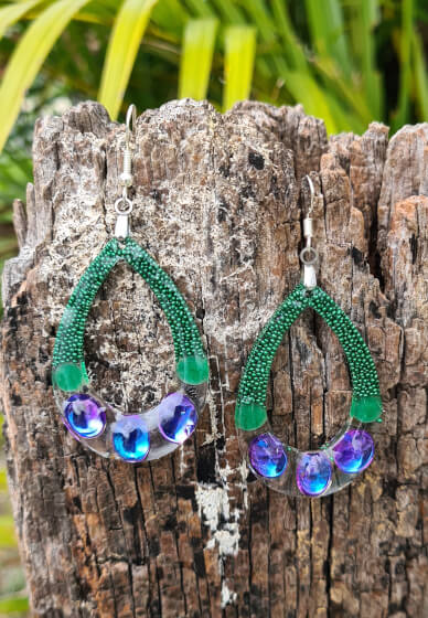 DIY Resin hoop earrings  Crafty Chica