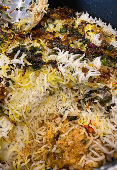 Vegan Biryani and Accompaniments Masterclass