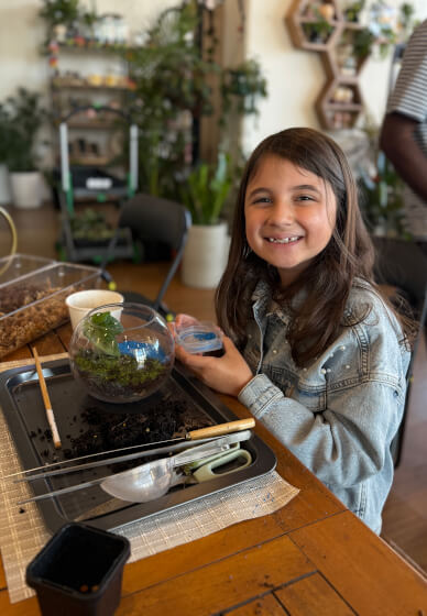 Venus Flytrap' Fun Terrarium Workshop for Kids