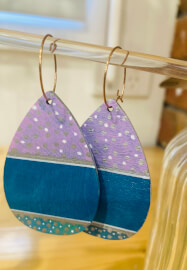 Vibrant Wooden Earring Decorating Workshop