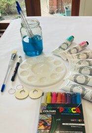 Vibrant Wooden Earring Decorating Workshop