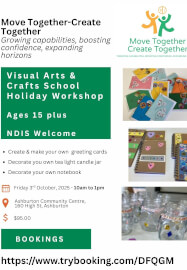 Visual Arts and Crafts School Holiday Workshop