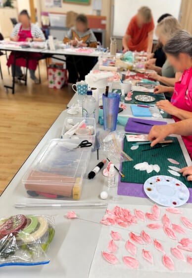Wafer Paper Peony Flower Workshop