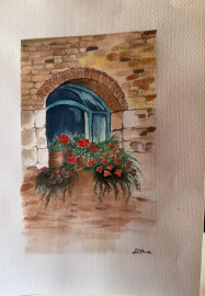 Watercolor, Oil Painting, and Texture Art Class