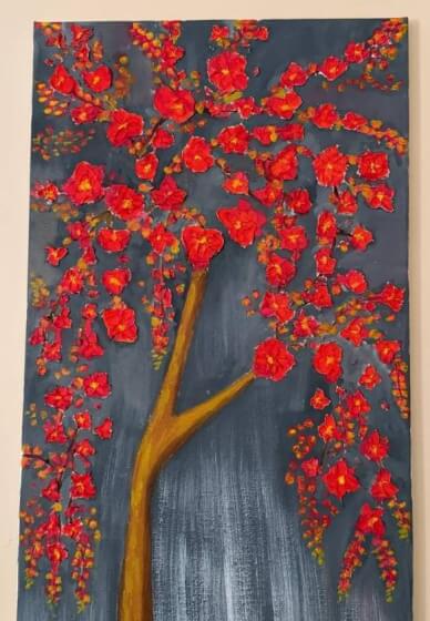 Watercolor, Oil Painting, and Texture Art Class